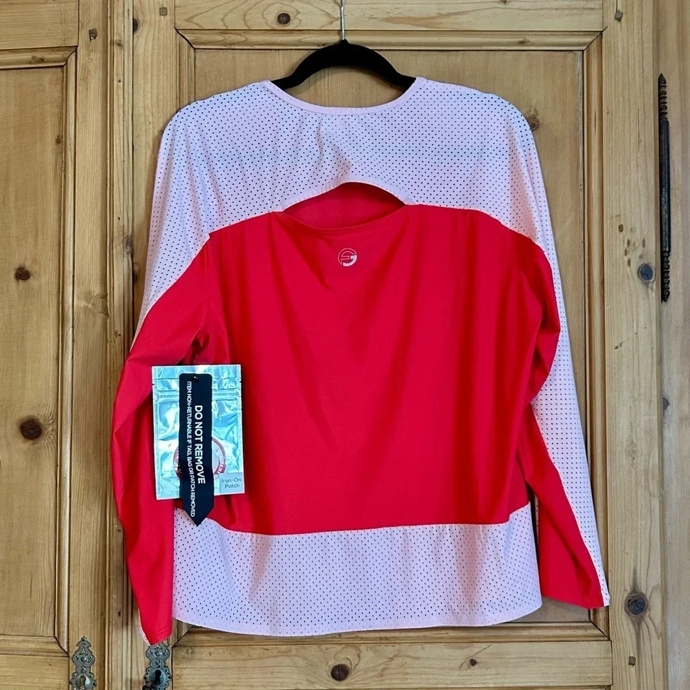 Foray Golf Women’s Hot Mess Collection Bright and Blush Pink Crewneck. Size XL - Picture 2 of 6